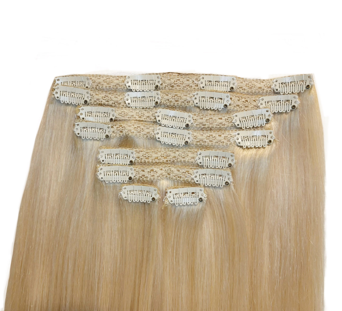 8 PIECE CLIP IN SETS 140-160 GRAMS