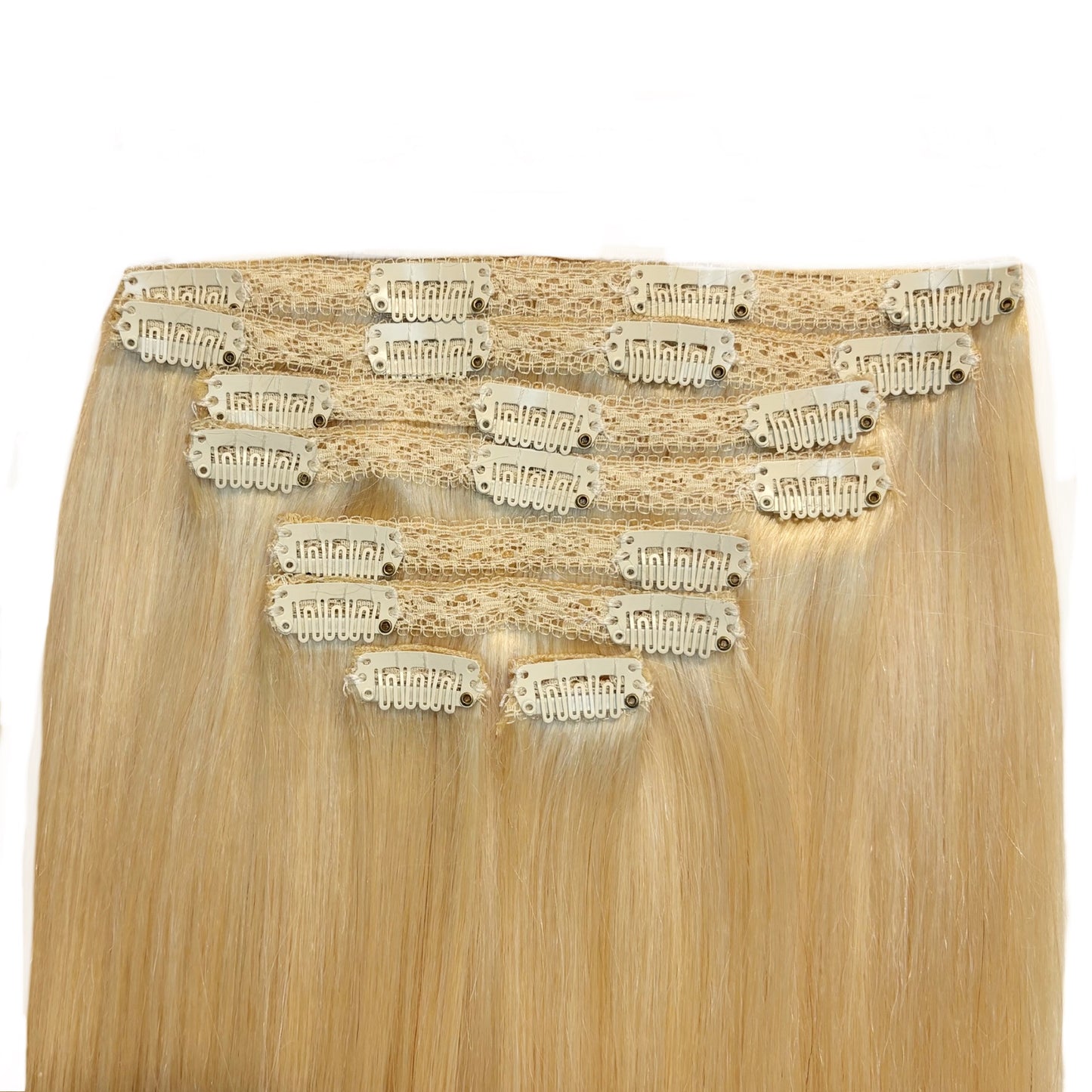 8 PIECE CLIP IN SETS 140-160 GRAMS