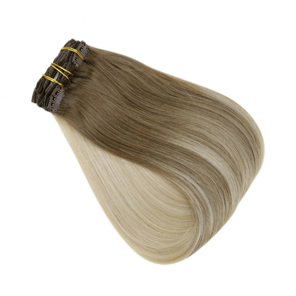 8 PIECE CLIP IN SETS 140-160 GRAMS