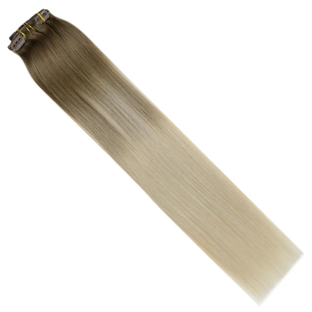 8 PIECE CLIP IN SETS 140-160 GRAMS