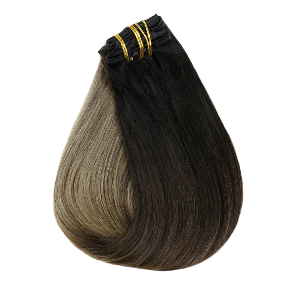 8 PIECE CLIP IN SETS 140-160 GRAMS