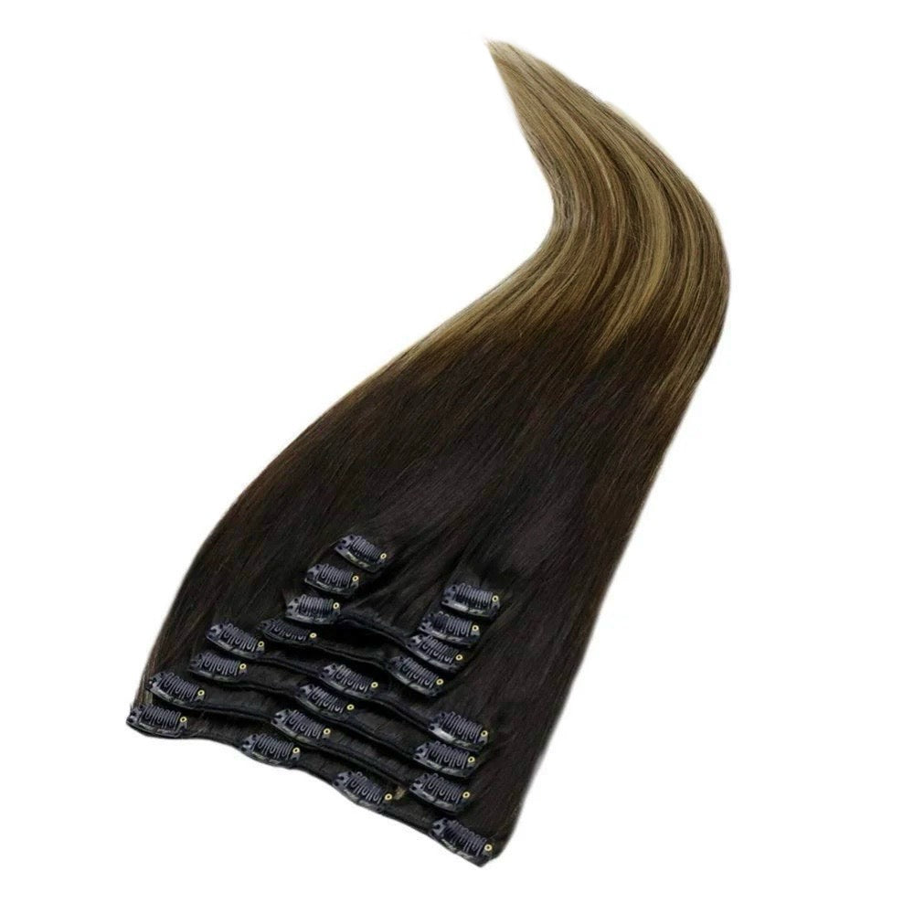8 PIECE CLIP IN SETS 140-160 GRAMS