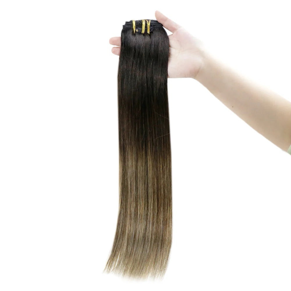 8 PIECE CLIP IN SETS 140-160 GRAMS