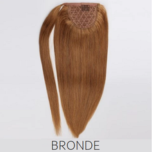 #12 Bronde Light Brown Human Hair Ponytail