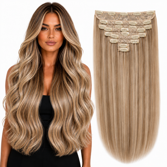 NEW* PREMIUM 9 PIECE CLIP IN SETS 200-220 GRAMS