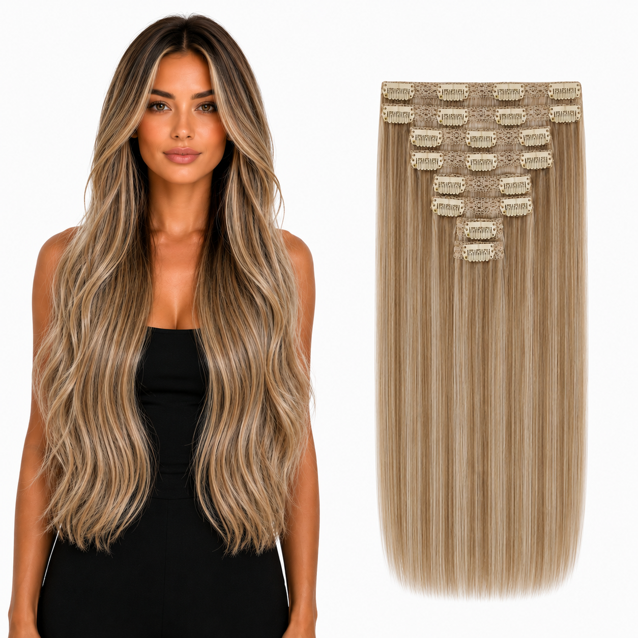 NEW* PREMIUM 8 PIECE CLIP IN SETS 140-160 GRAMS