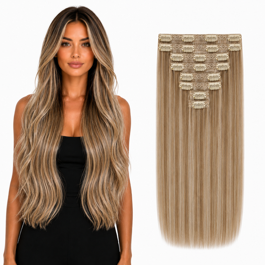 NEW* PREMIUM 8 PIECE CLIP IN SETS 140-160 GRAMS