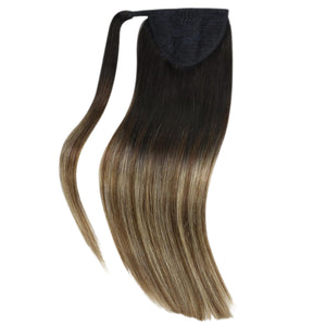 HUMAN HAIR WRAP PONYTAIL