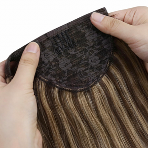 HUMAN HAIR WRAP PONYTAIL