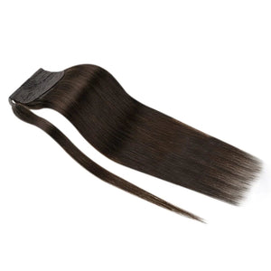 HUMAN HAIR WRAP PONYTAIL