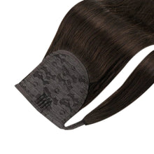 HUMAN HAIR WRAP PONYTAIL