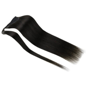 HUMAN HAIR WRAP PONYTAIL