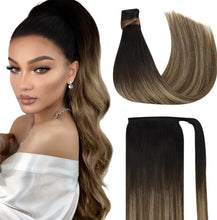 HUMAN HAIR WRAP PONYTAIL