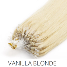 #613 blonde Easy Loop Micro Bead Hair Extensions