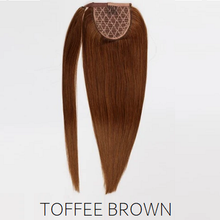 #8 Toffee Light Brown Human Hair Ponytail
