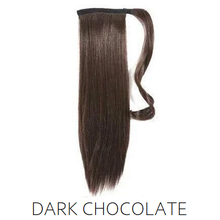 #2 Dark Chocolate Brown Synthetic Ponytail
