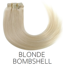 #60 Blonde Bombshell Clip in Human Hair Extensions