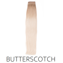 #18/60 Butterscotch Ombre Balayage Clip in Human Hair Extensions