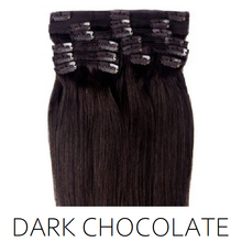 #2 Dark Chocolate Clip in Human Hair Extensions