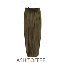 #8A Light Ash Toffee Brown Halo Hair Extensions
