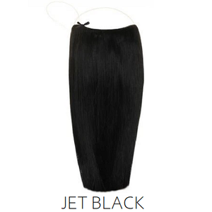 #1 Jet Black Halo Hair Extensions