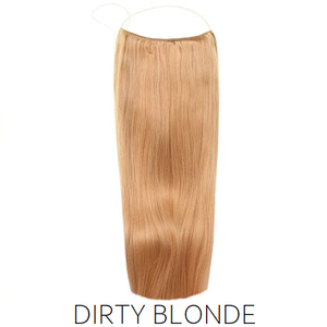 #27 Dirty Blonde Halo Hair Extensions
