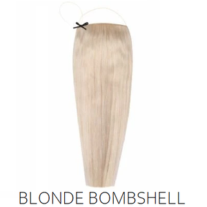 #60 Blonde Halo Hair Extensions