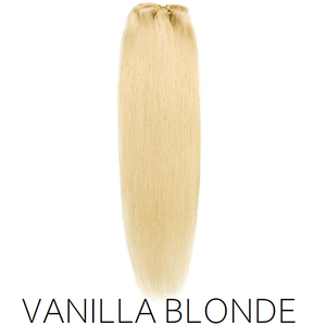 #613 Vanilla Blonde Clip in Human Hair Extensions